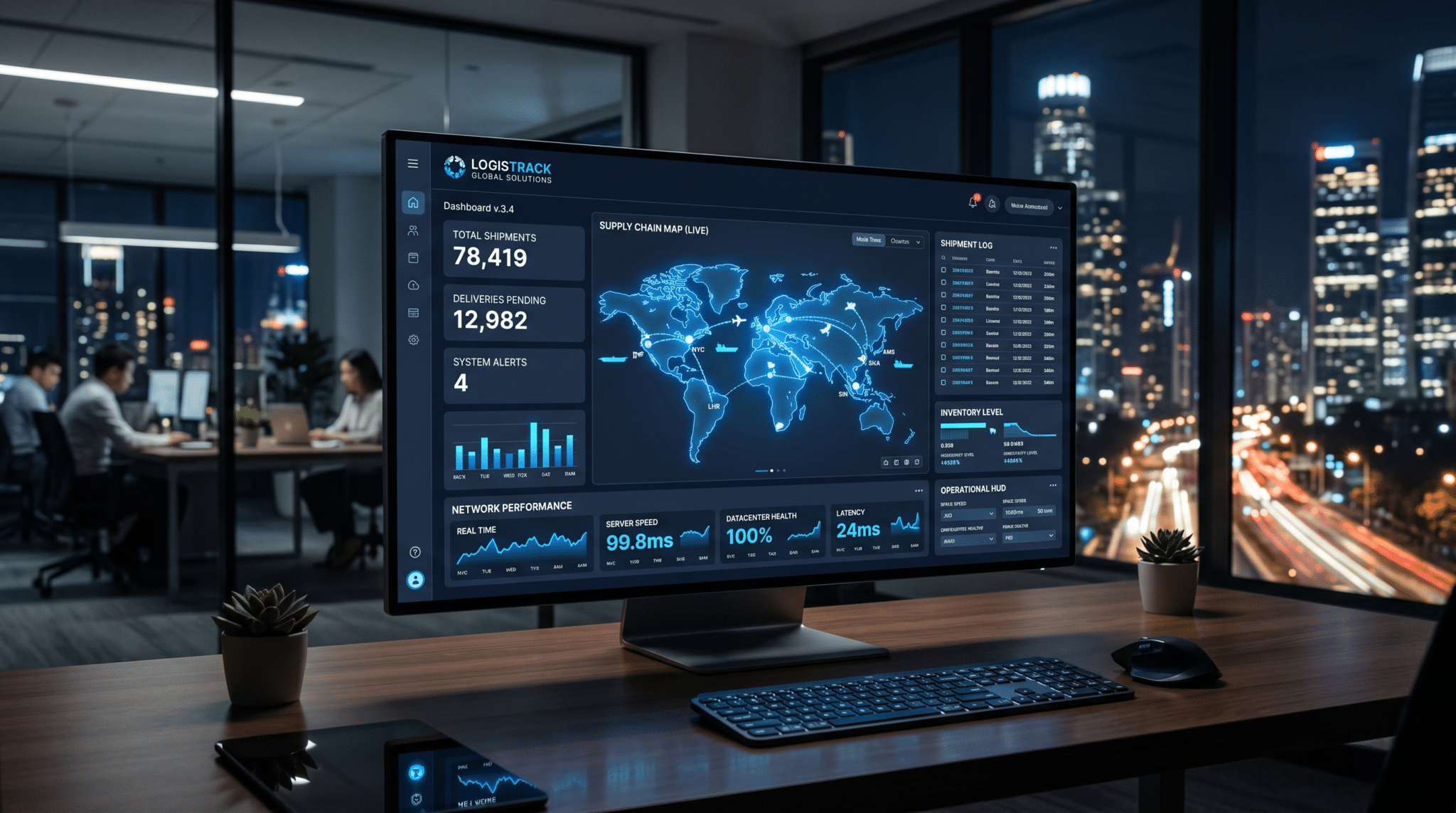 A logistics firm’s quoting dashboard, rebuilt for speed